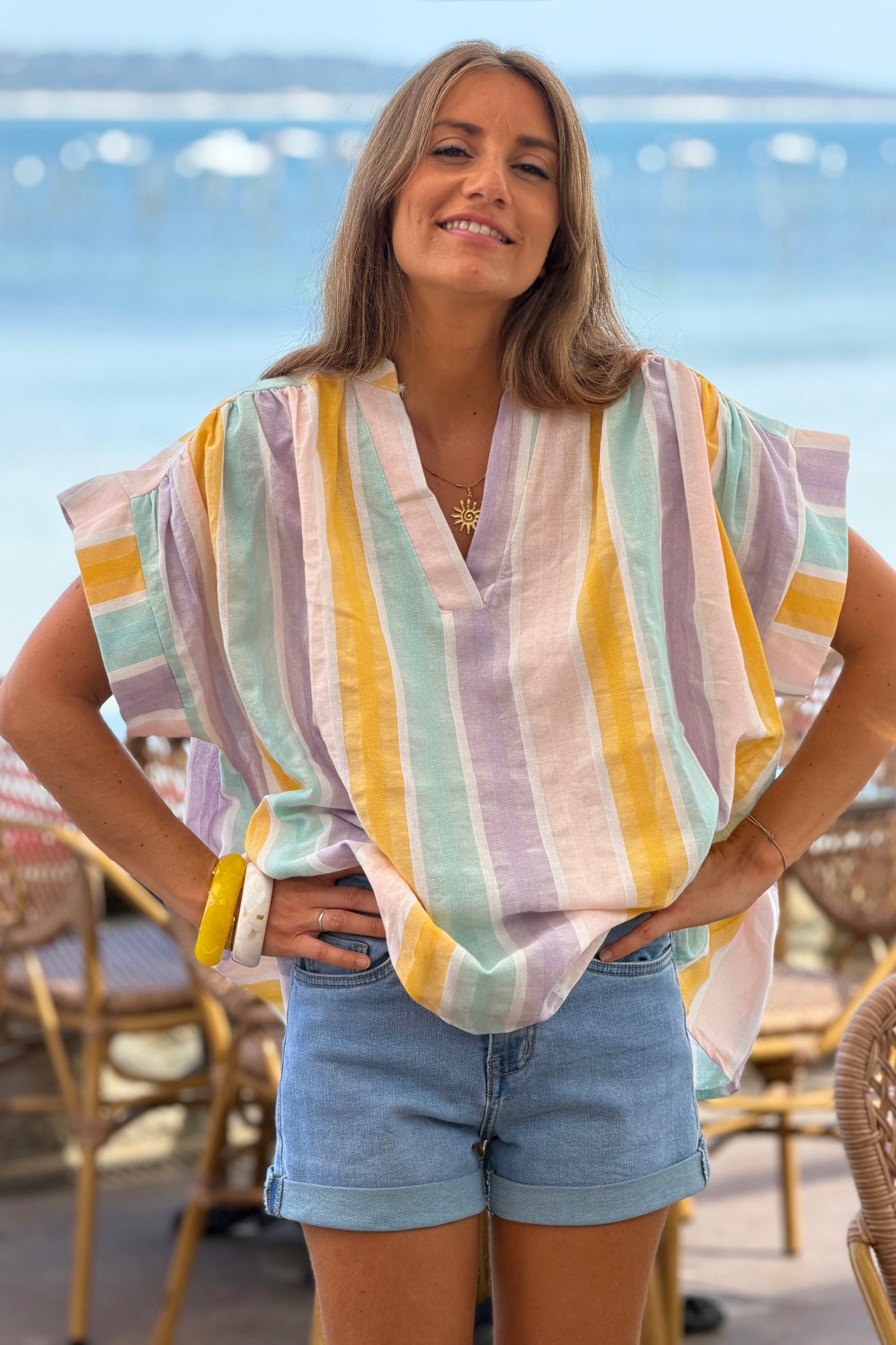 Yellow Stripe Tunic