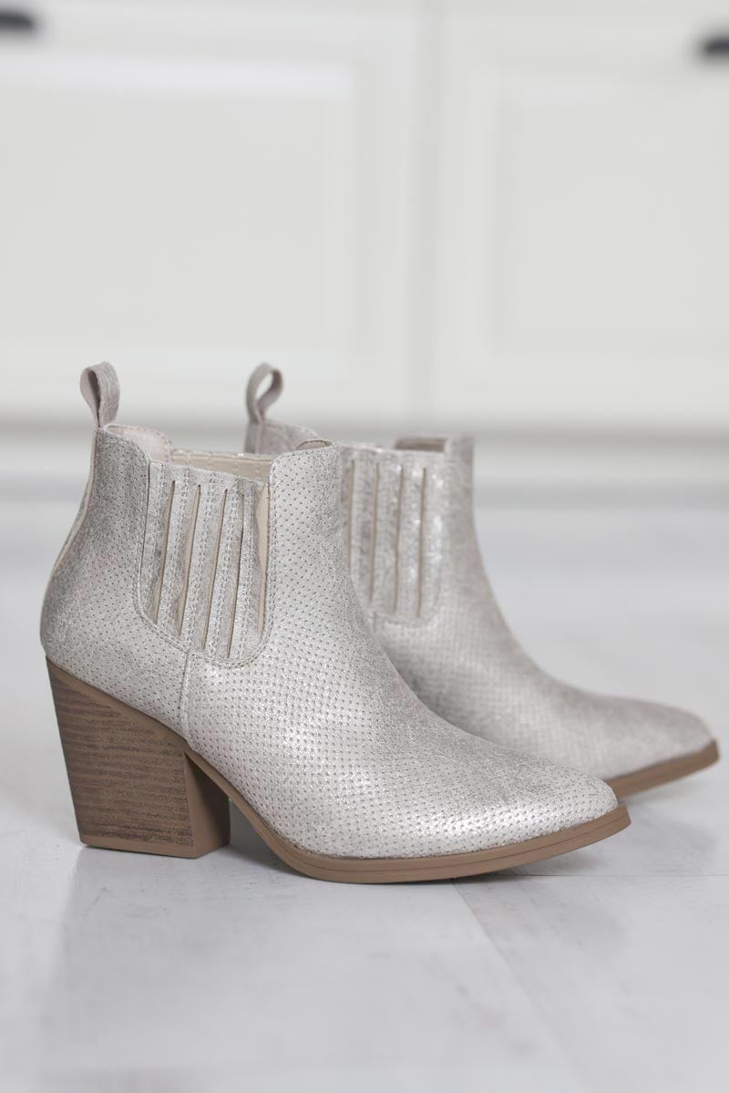 Bottines gold a talons g009 (1)