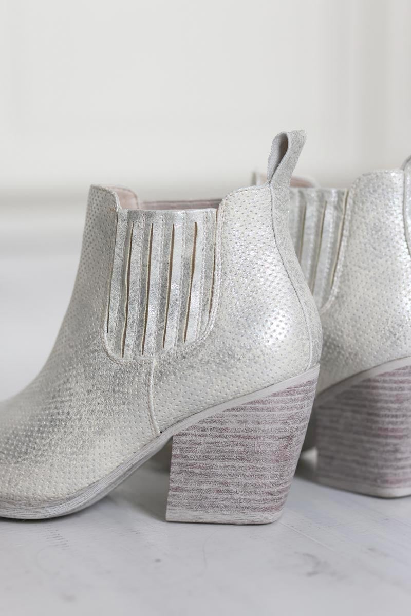 Bottines silver a talons effet ceruse g008 (1)
