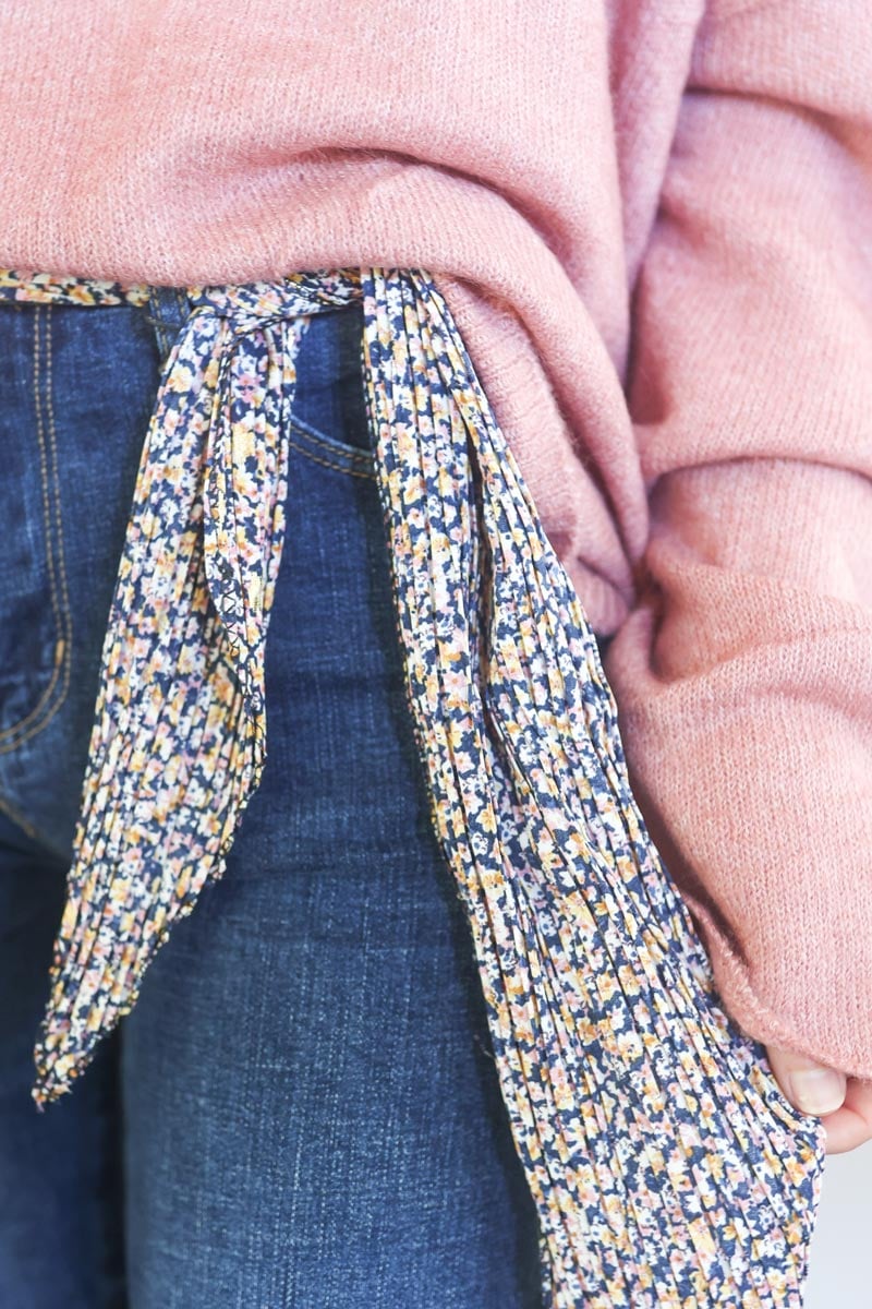 Jean bleu revers et ceinture liberty e184 (1)