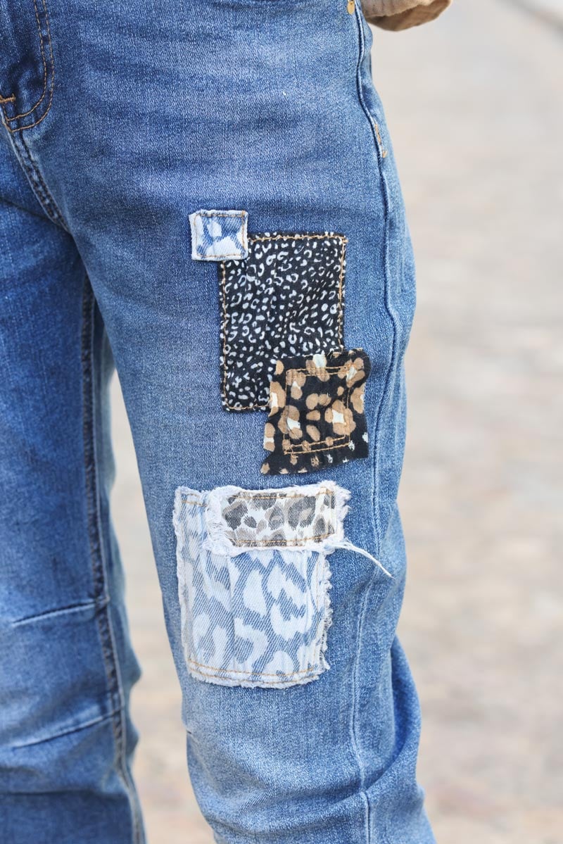 Jean delave empiecements divers leopard H126 (1)