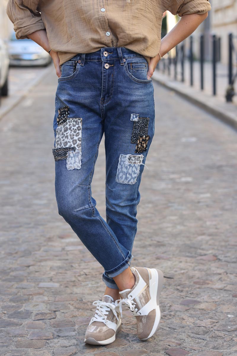 Jean delave empiecements divers leopard H126 (1)