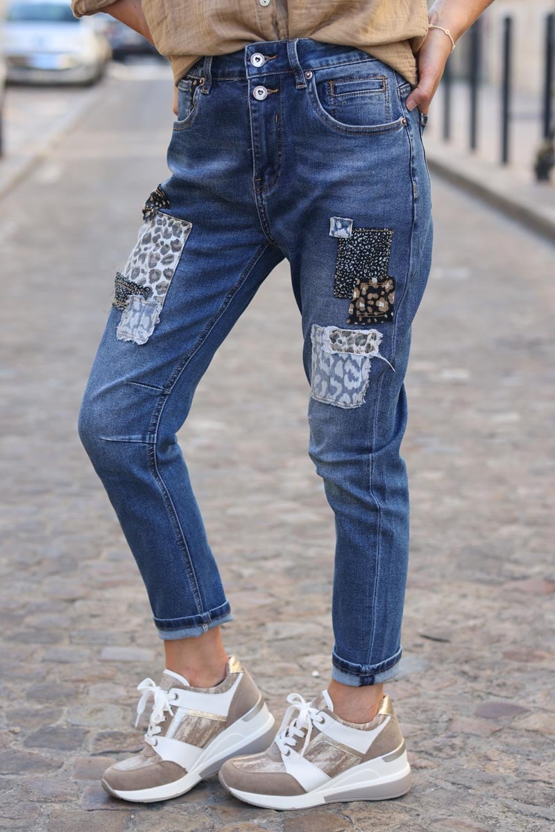 Jean delave empiecements divers leopard H126 (1)