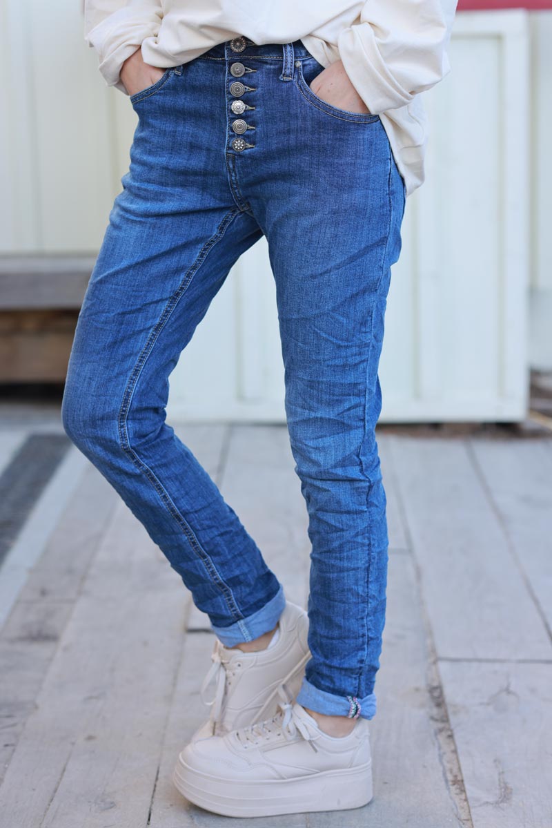 Jeans Denim Lavage à la Pierre Coupe Skinny pour Hommes | Martin Valen Jeans Denim Lavage à la Pierre Coupe Skinny pour Hommes | Martin Valen