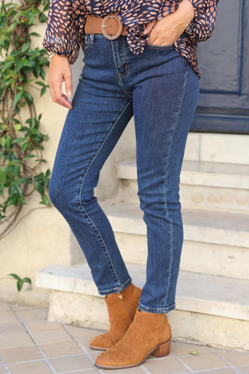Jean droit fonce stretch g203 (1)