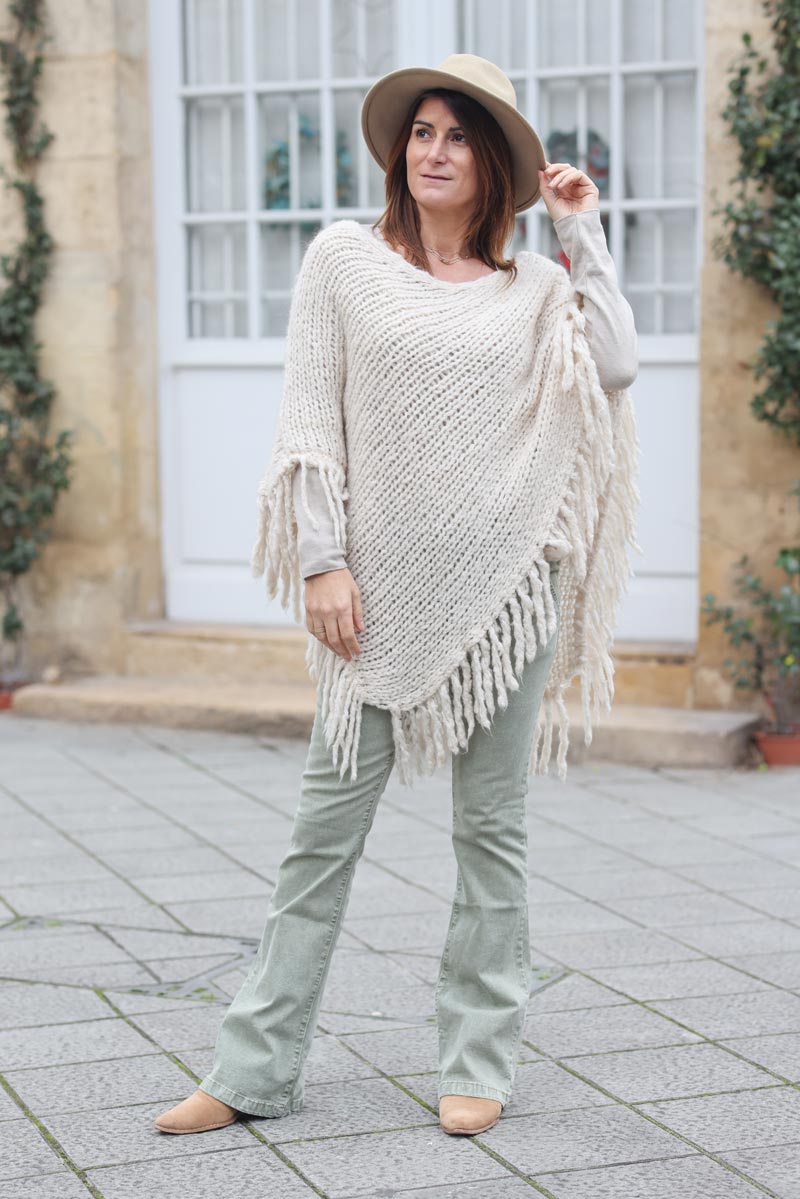 Jean kaki stretch coupe flare g282 (1)