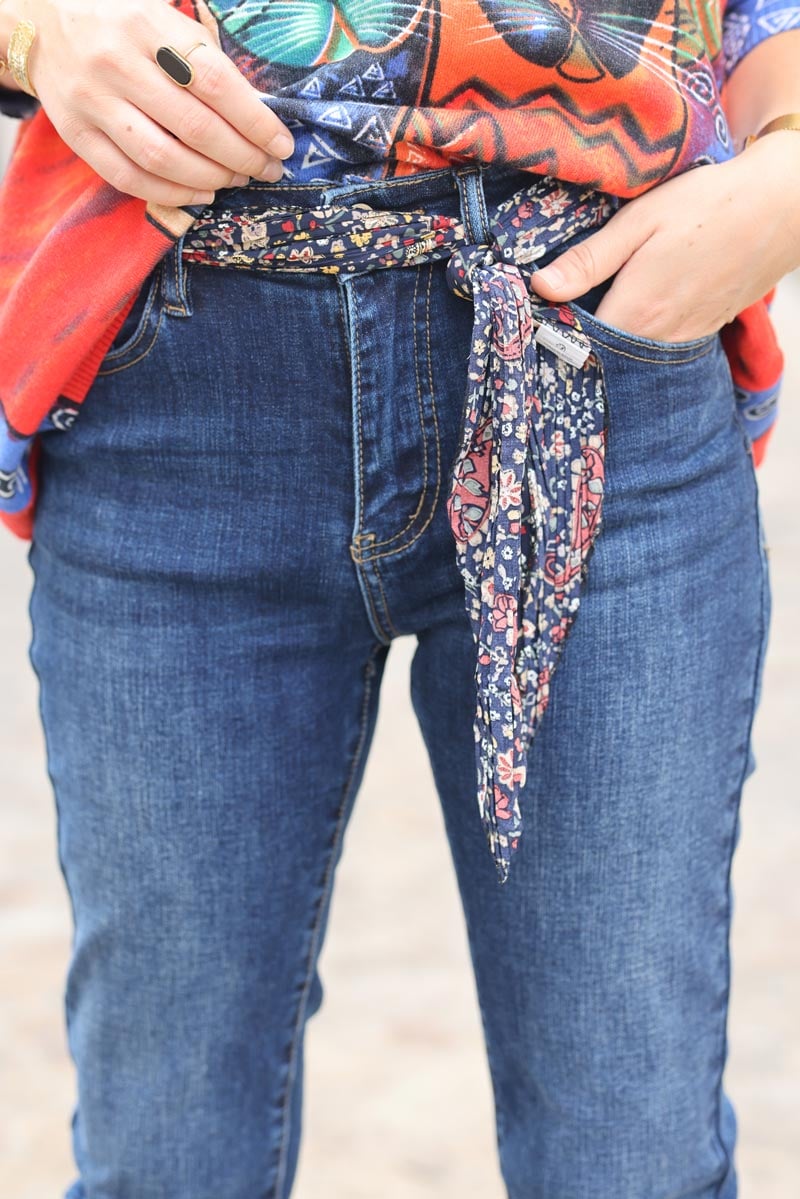 Jean slim fonce delave g208 (1)