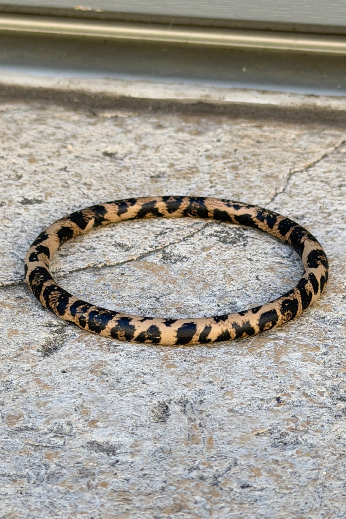 Leopard Print Slim Bangle