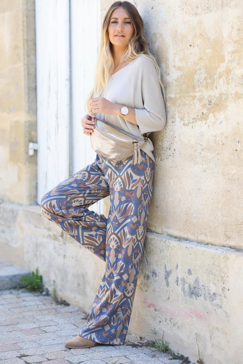 Pantalon brillant discount