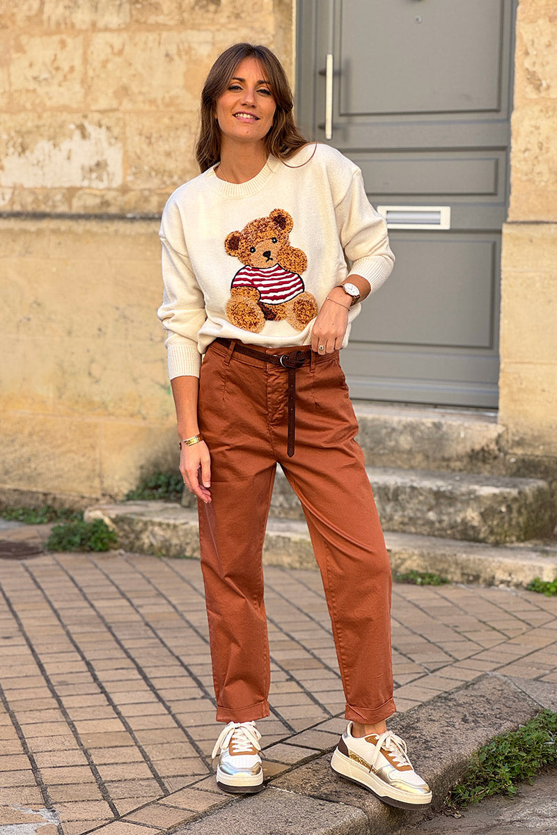 Pumpkin Stretch Twill Trousers