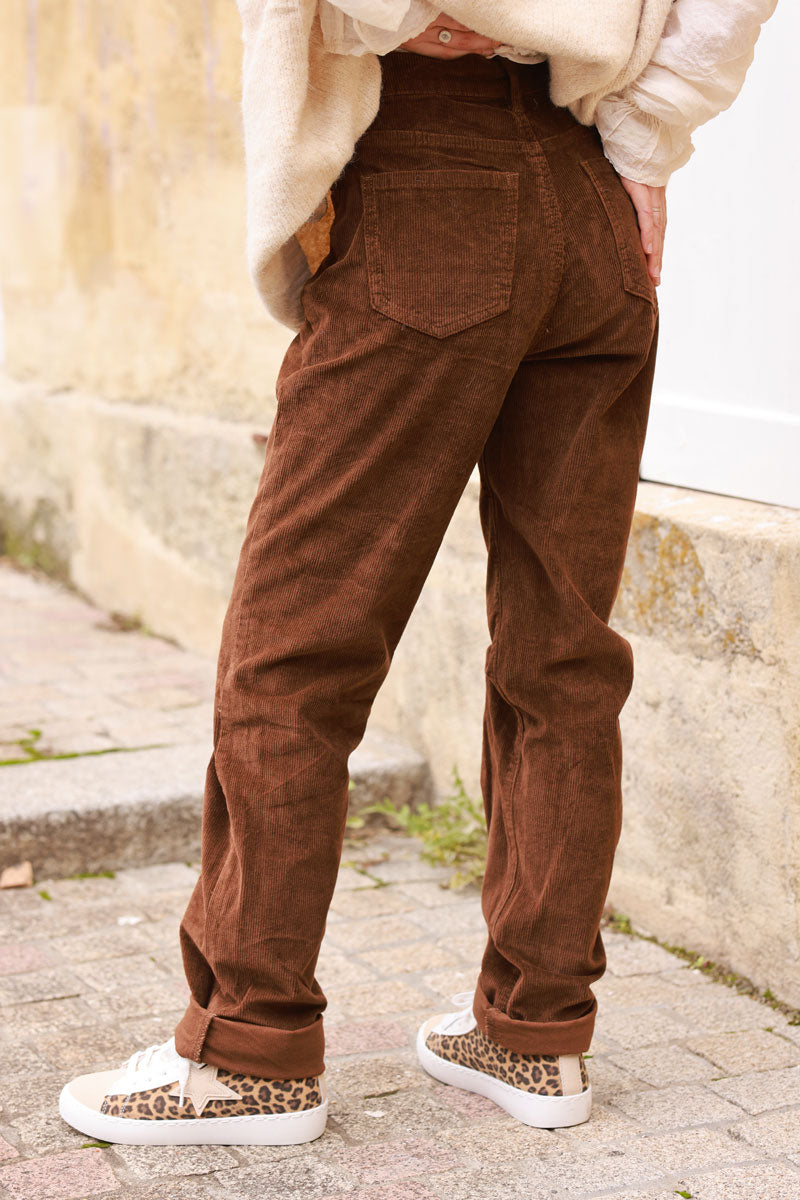 Brown chocolate Corduroy Pants
