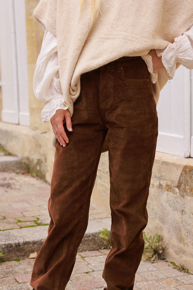 Brown chocolate Corduroy Pants