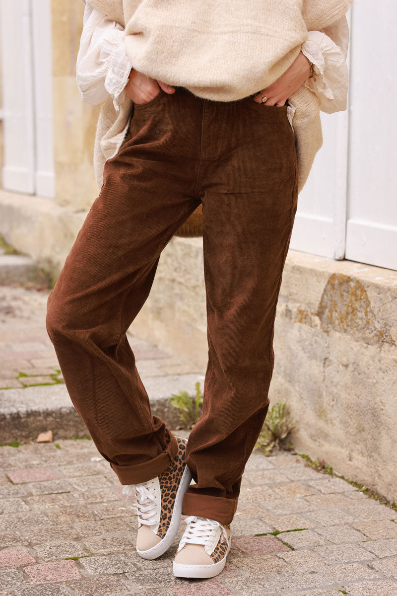Brown chocolate Corduroy Pants