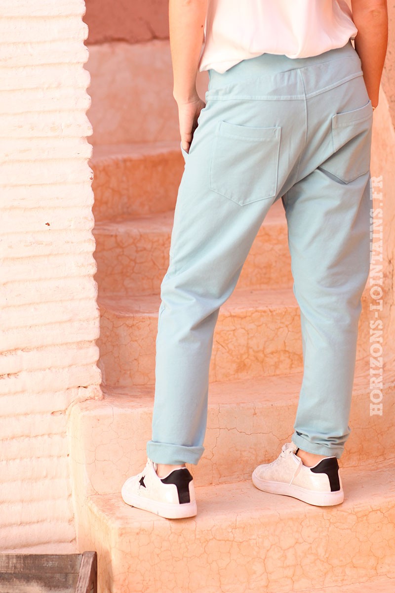 Pantalon-de-jogging-vert-d'eau-clair-urbain-à-poches-004