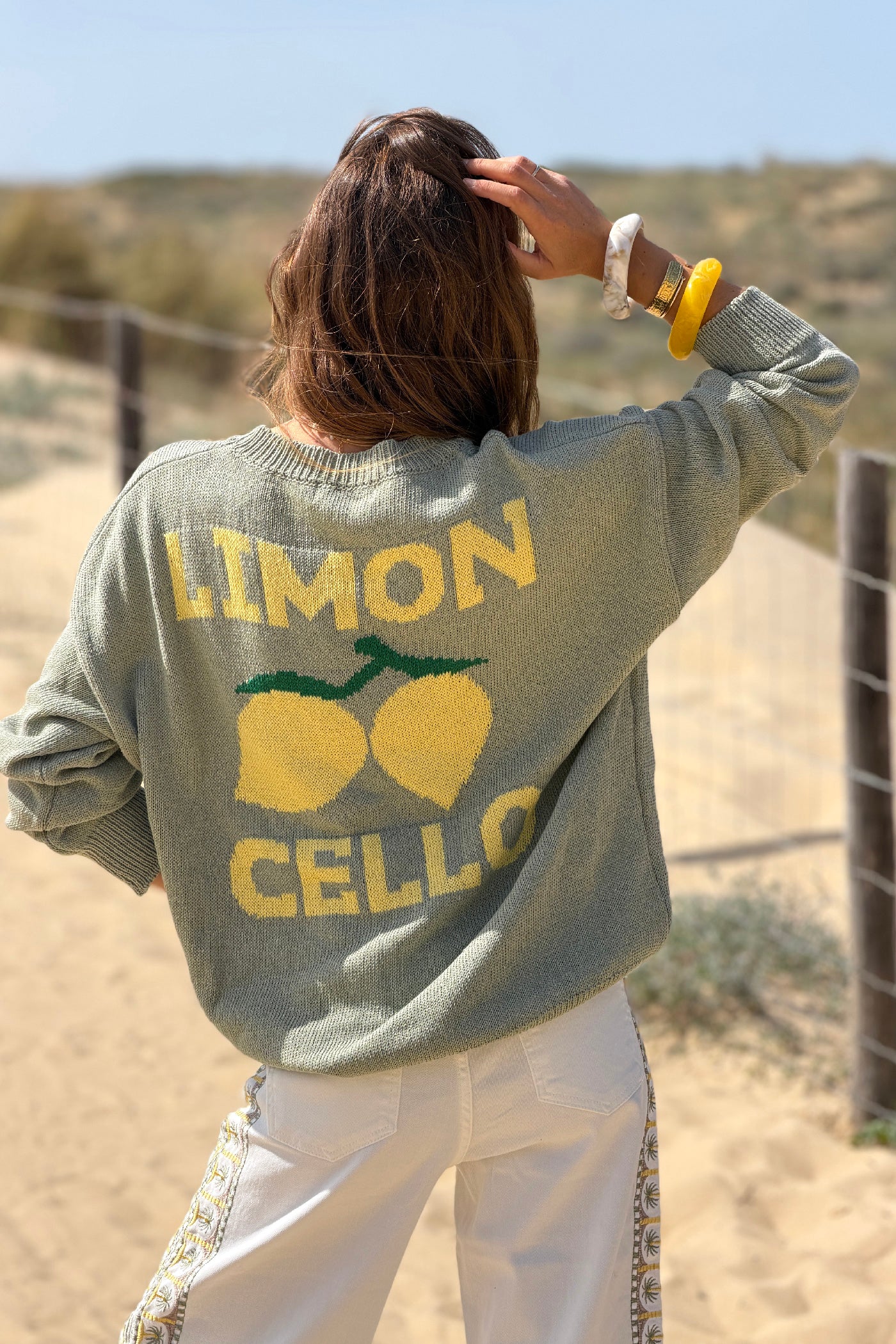 Olive Limoncello Knit Sweater
