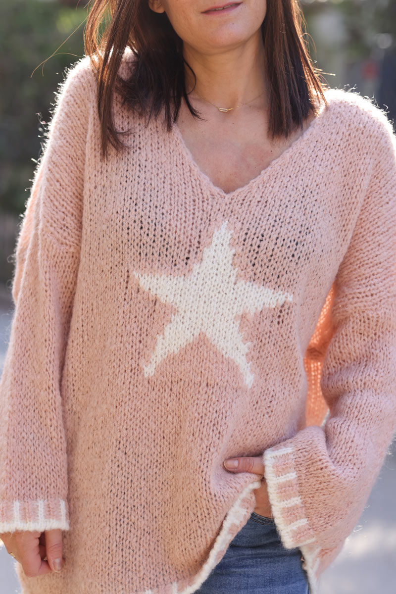 Knit hot sale star sweater