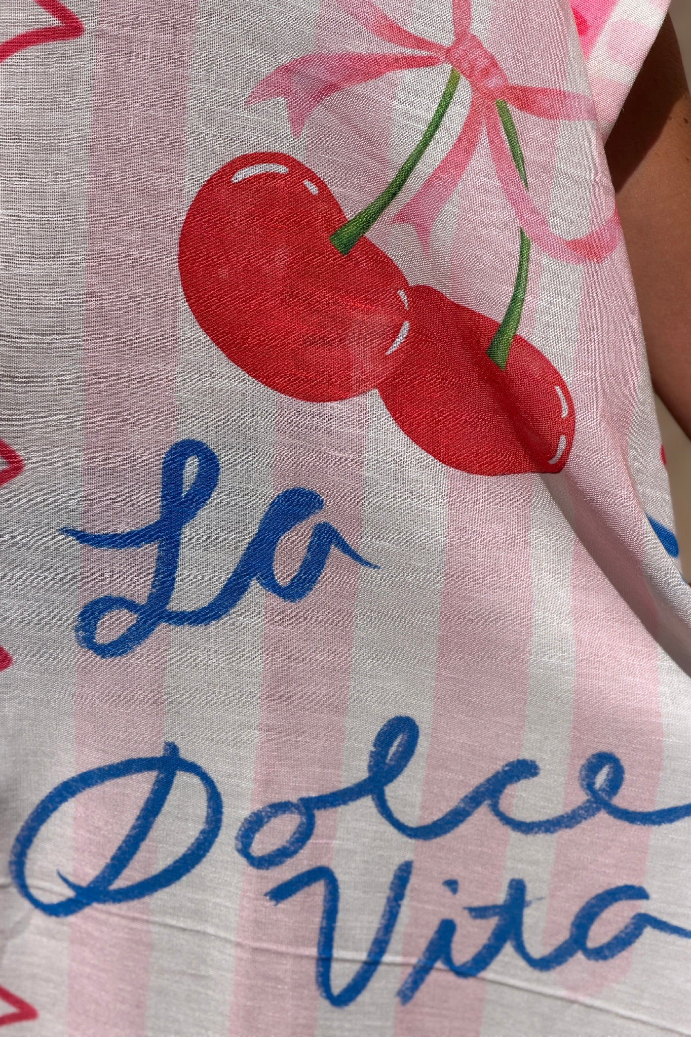 White La Dolce Vita Seaside Caftan