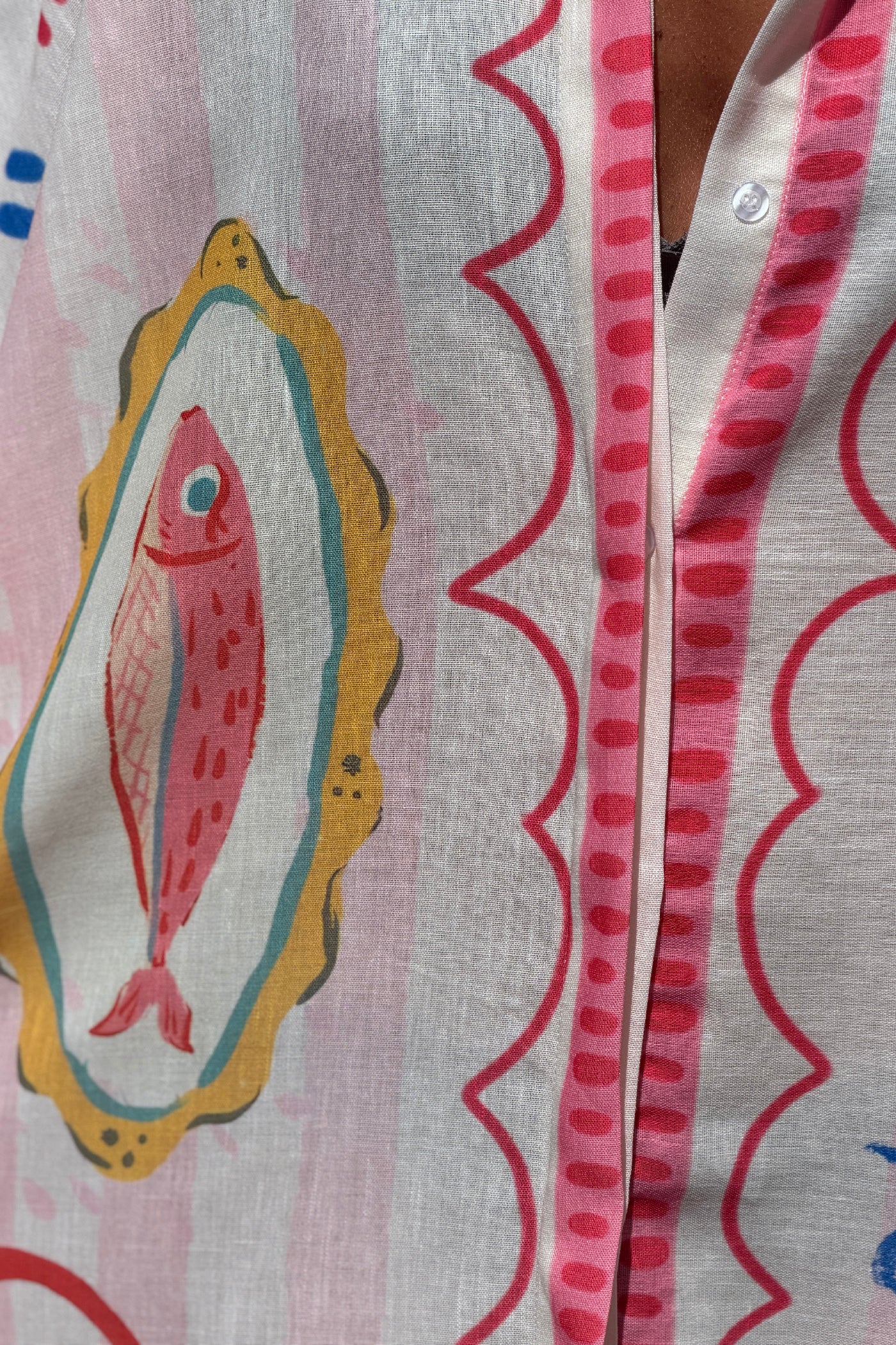 White La Dolce Vita Seaside Caftan