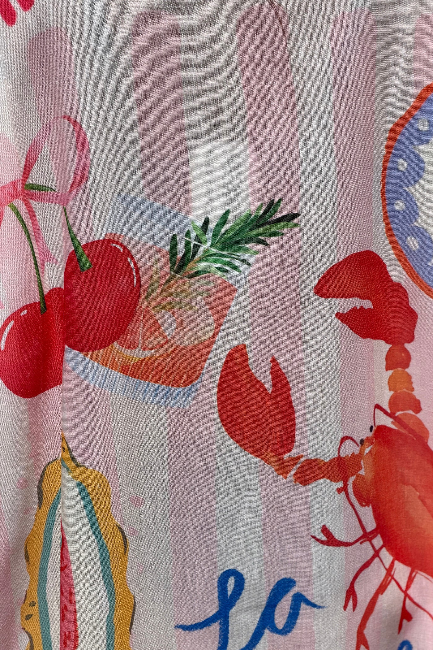 White La Dolce Vita Seaside Caftan