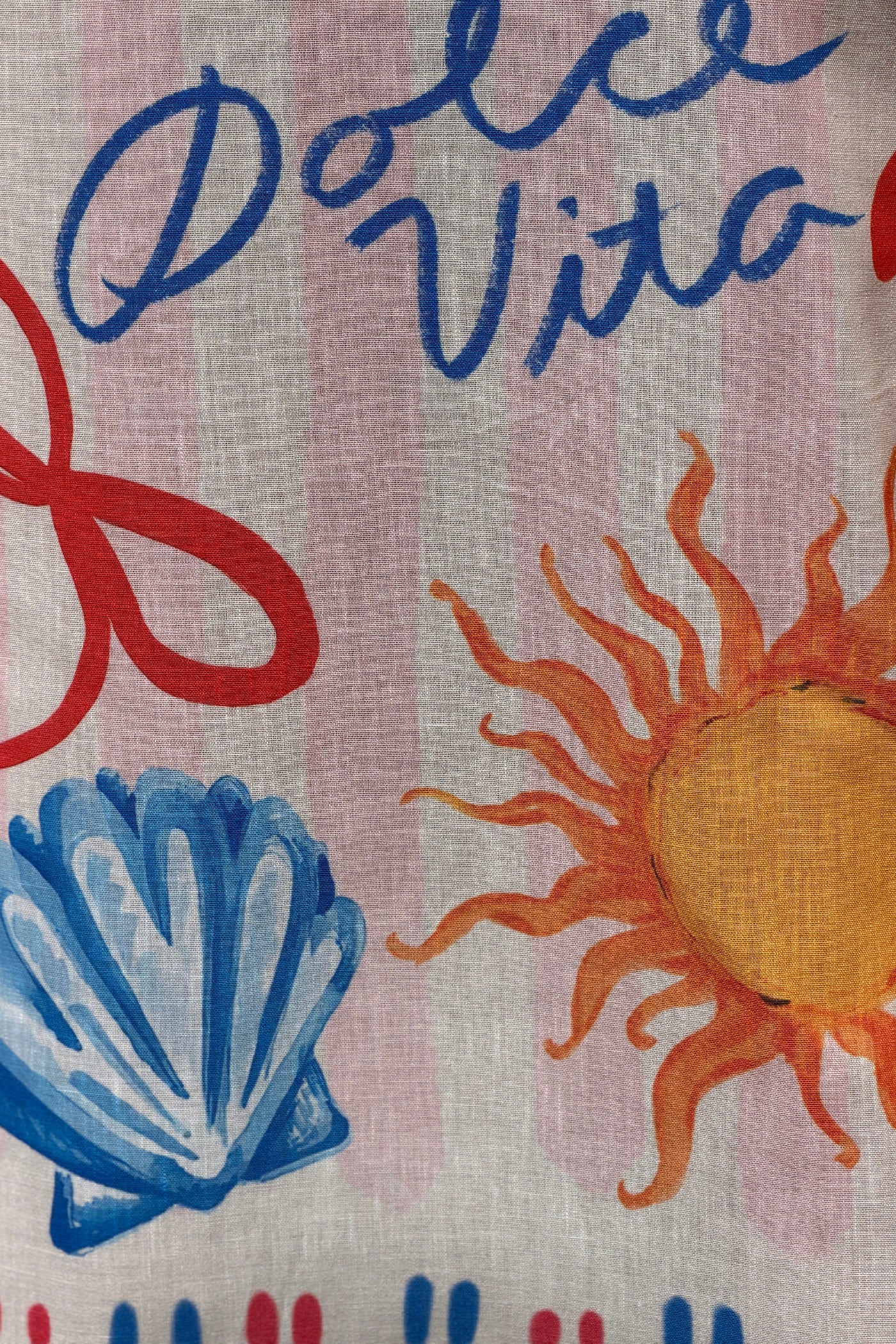 White La Dolce Vita Seaside Caftan