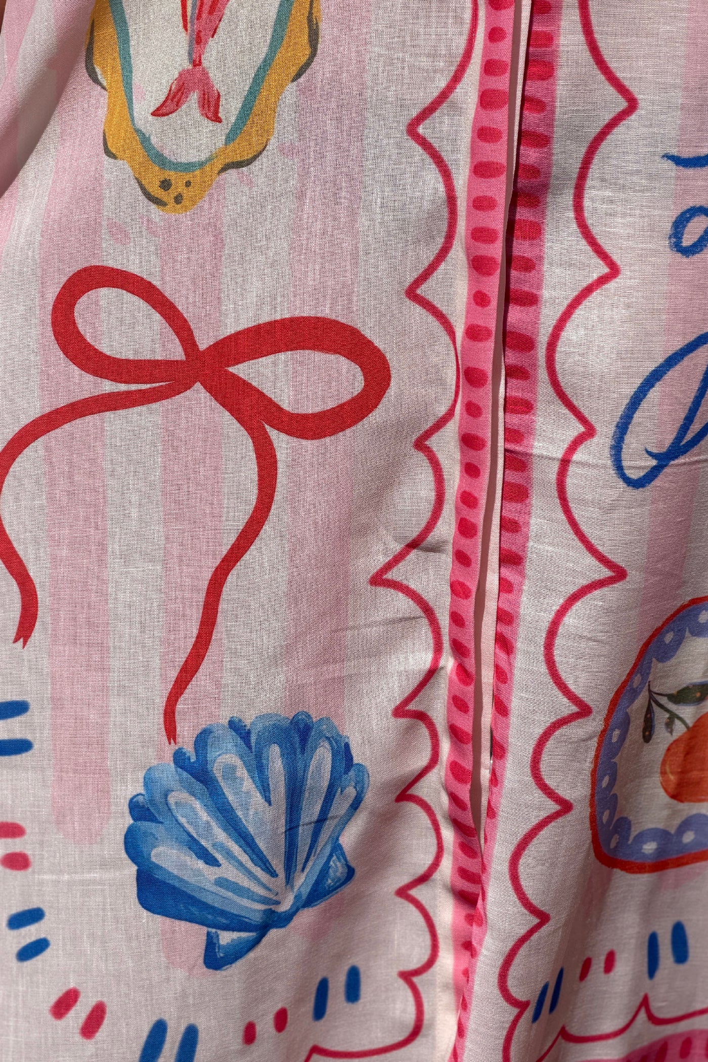 White La Dolce Vita Seaside Caftan