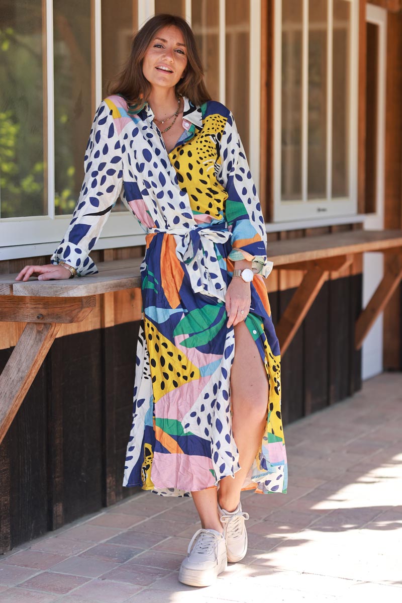 Leopard Print Multi Resort Dress