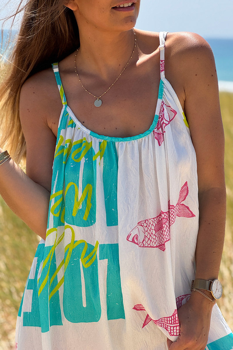White “All We Need is Love” Maxi Dress