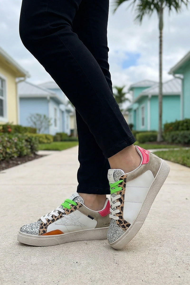 Leopard Eclectic Patchwork Sneakers