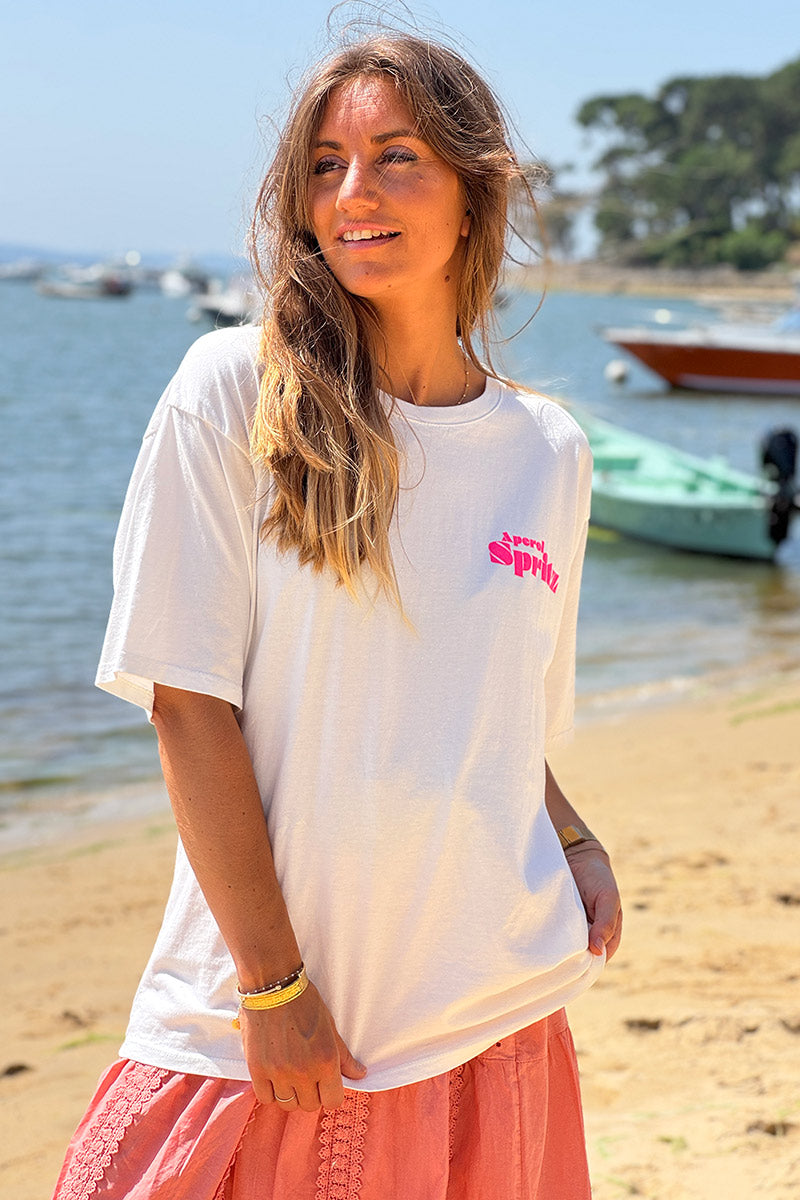 White Aperol Spritz Tee