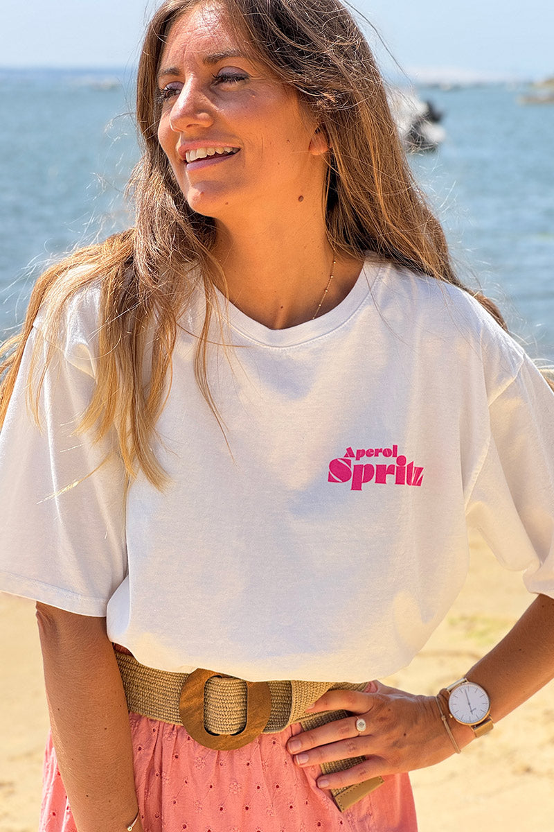 White Aperol Spritz Tee
