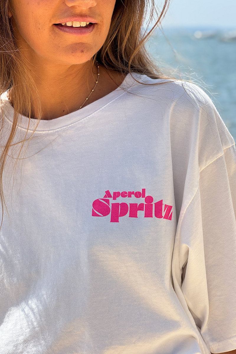 White Aperol Spritz Tee