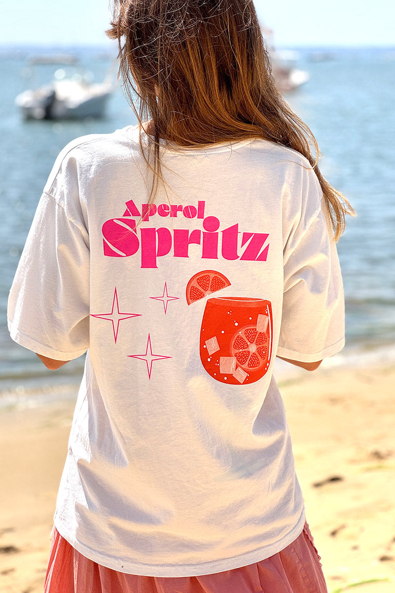 White Aperol Spritz Tee