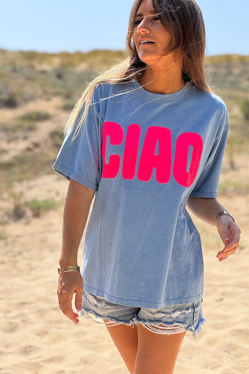 Blue “CIAO” Italian Tshirt