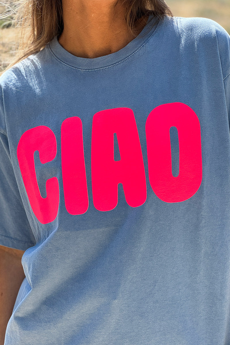 Blue “CIAO” Italian Tshirt