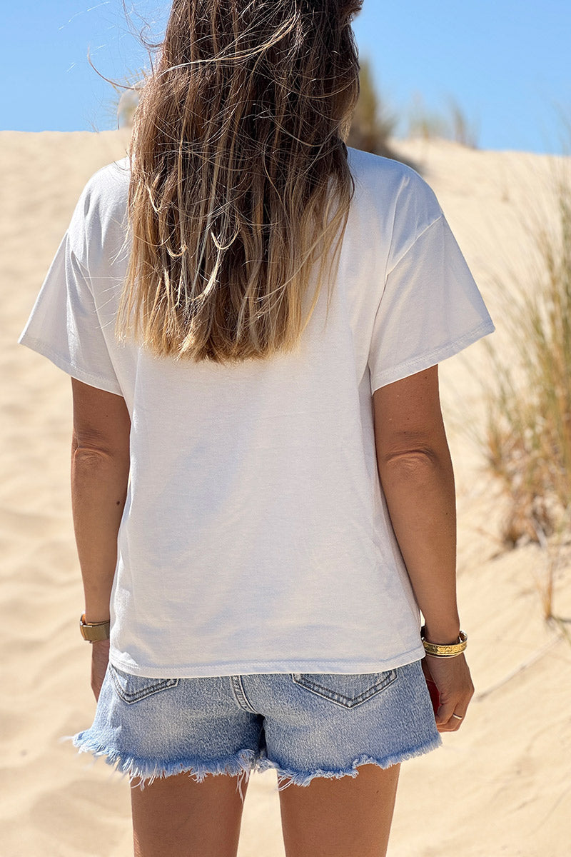 White Cherry On Top Seaside Vacation Tshirt
