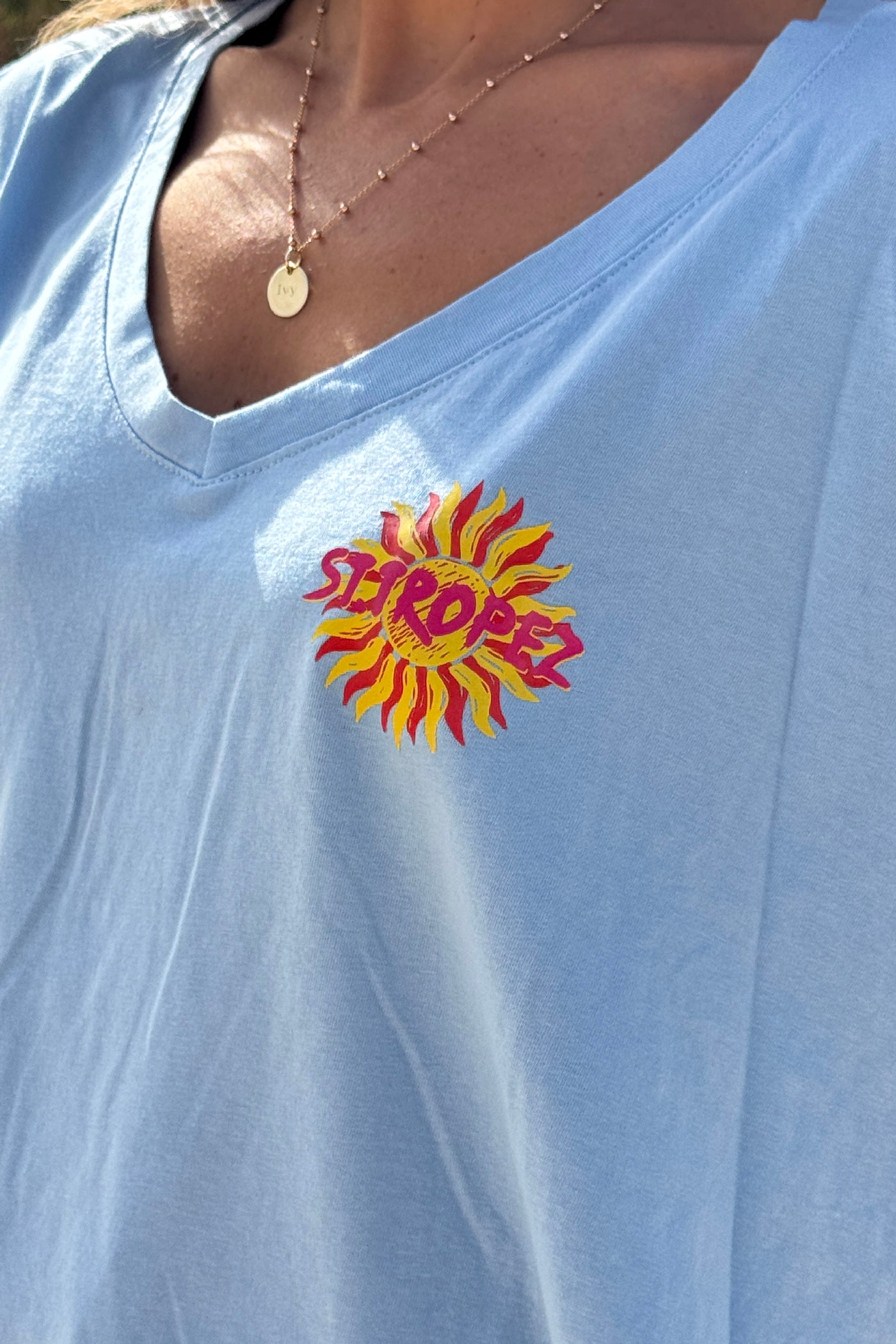 Blue St. Tropez Sun Vintage T-Shirt