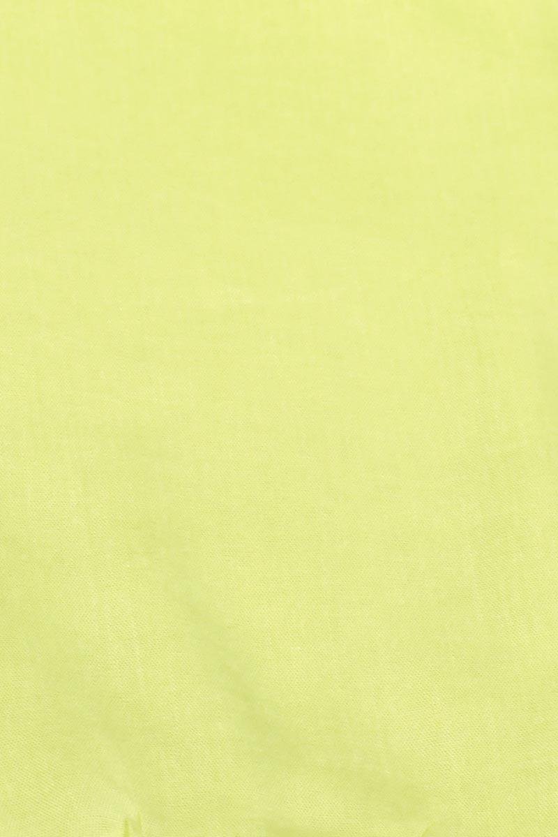 grand paréo plage uni serviette été colorée couleur vert jaune anis 020