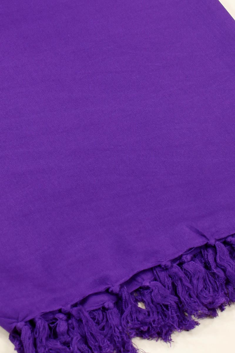 grand pareo violet couleur uni serviette plage violette lilas mauve vacance