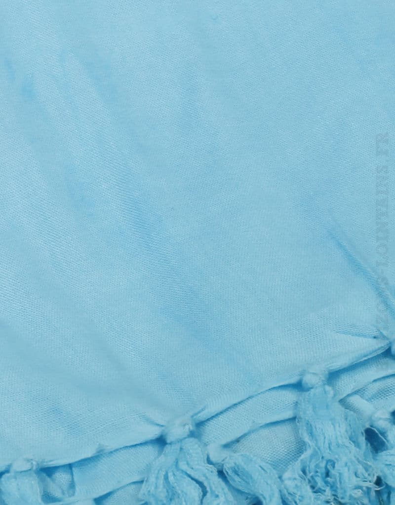 Paréo de plage grande taille, couleur turquoise clair