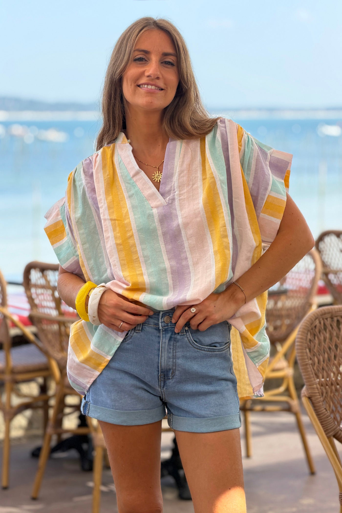 Yellow Stripe Tunic