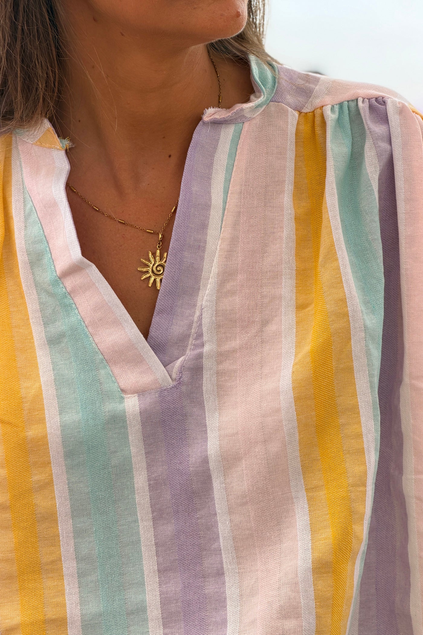 Yellow Stripe Tunic