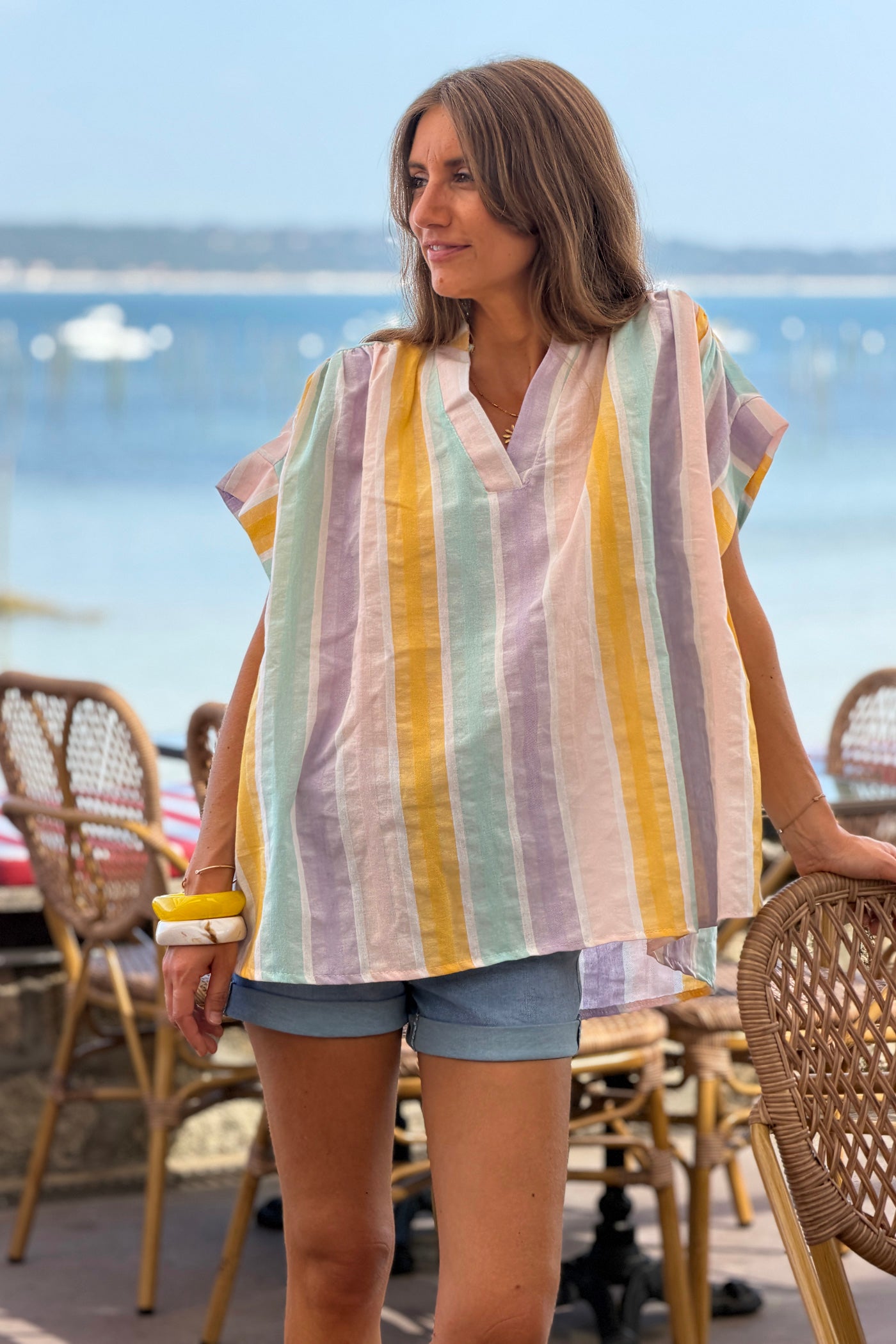 Yellow Stripe Tunic