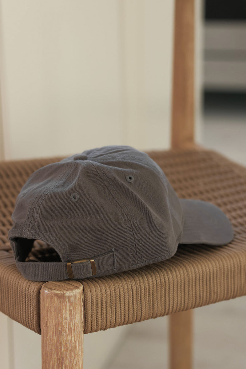 Casquette femme réglable gris délavé