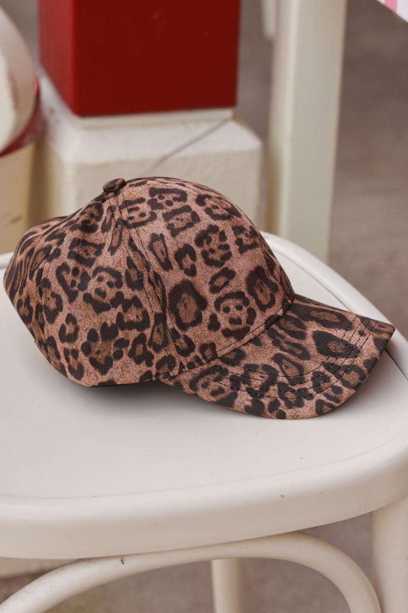 Leopard Print Baseball Cap