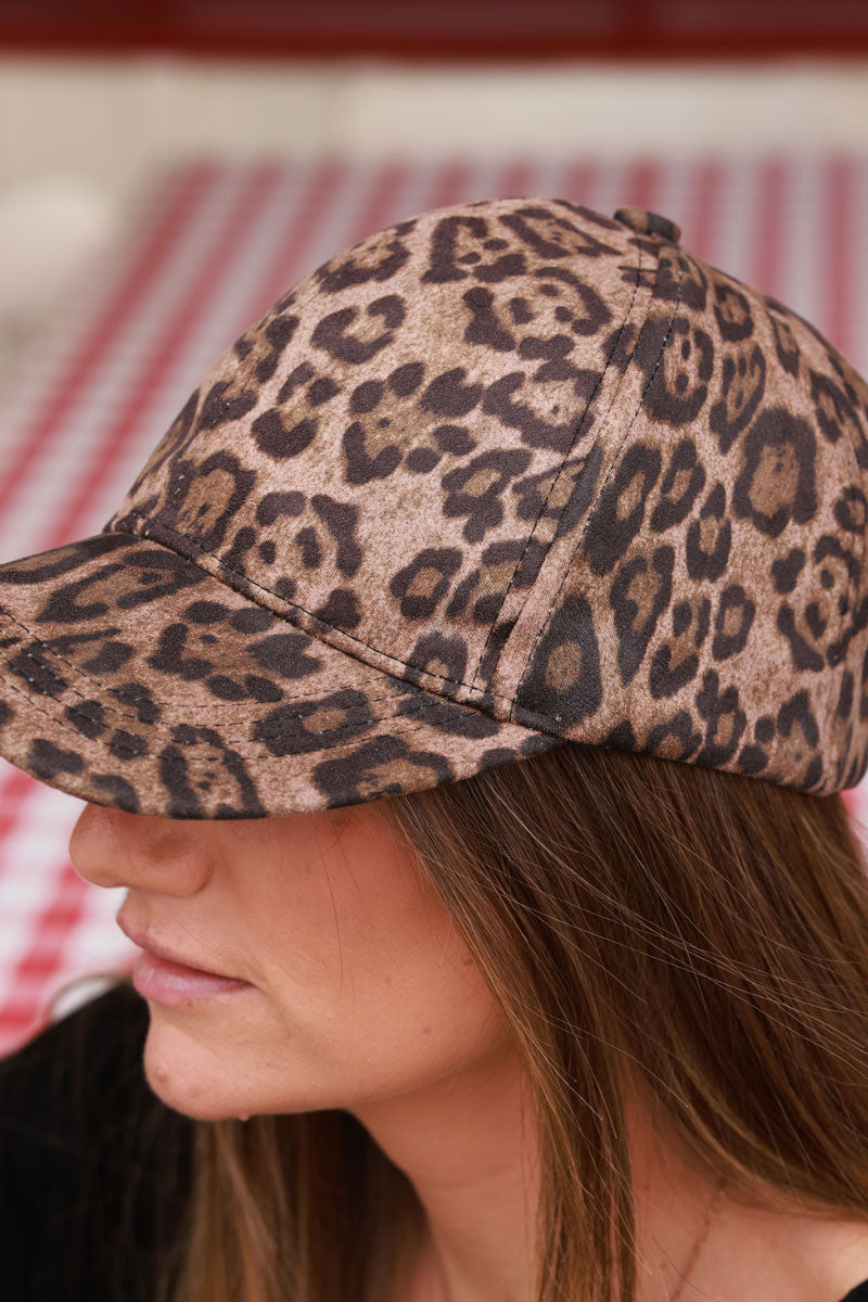 Leopard Print Baseball Cap