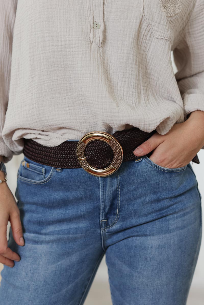 Ceinture elastique outlet doree