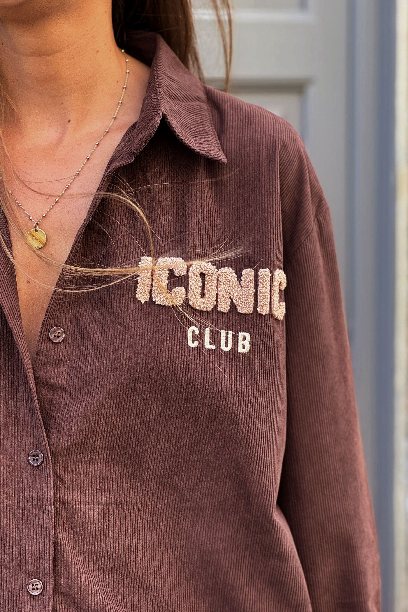 Brown Iconic Club Corduroy Shirt