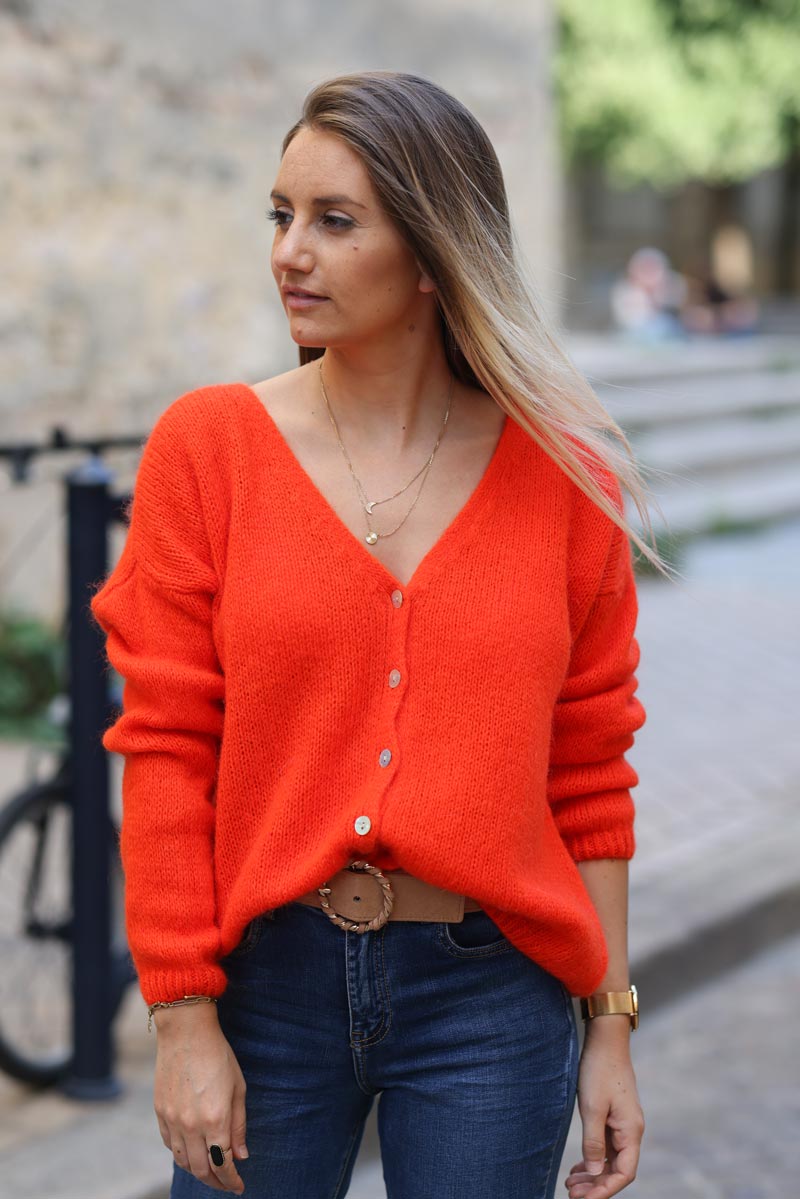 Blood discount orange sweater