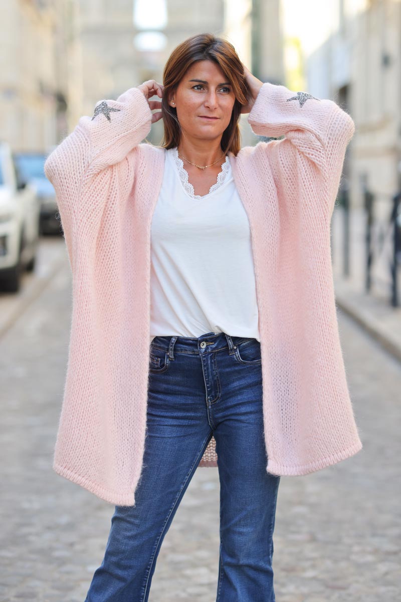 Gilets rose hot sale