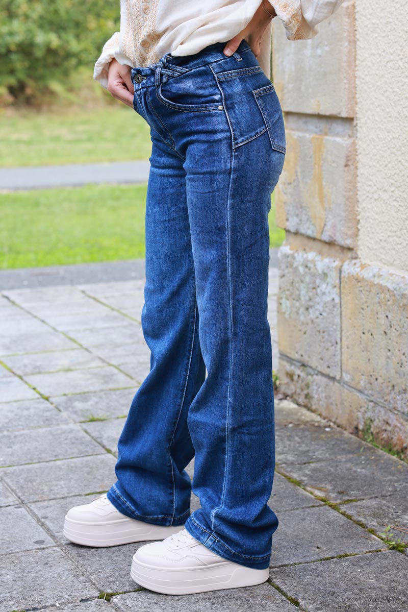 Felicia Vintage High-Rise Stovepipe Jeans